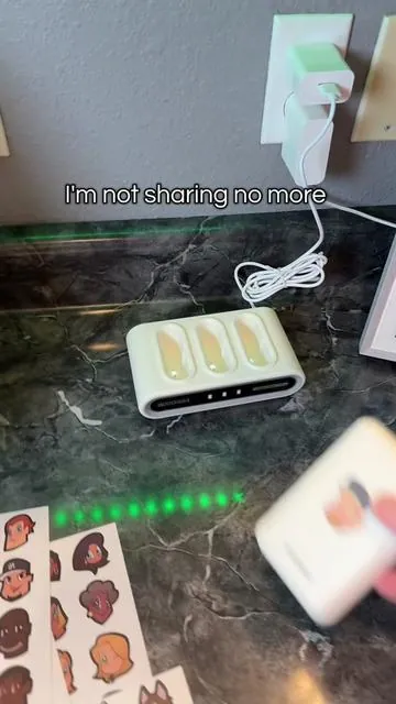 This is the easiest way to keep every device charged without hunting for cords or outlets. Three portable chargers, one home base, built-in cables, it just makes daily life smoother. #tiktokshopcreatorpicks #portablecharger #batterybank #phonecharger #portablepowerbank 