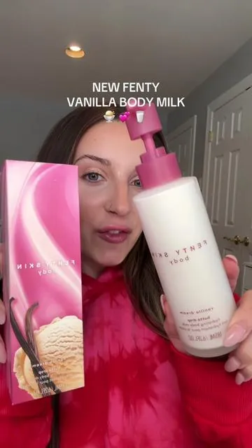 NEW Vanilla Dream body milk from Fenty! 💞 stores near me don’t even have it yet!  🍨 smells like creamy vanilla ice cream ✨ packed with glycerin, shea butter, and oils to hydrate This is gonna go quick so run!! @Fenty Beauty  #fenty #fentybeauty #fentynewarrivals #tiktokshopcreatorpicks #bodycare 