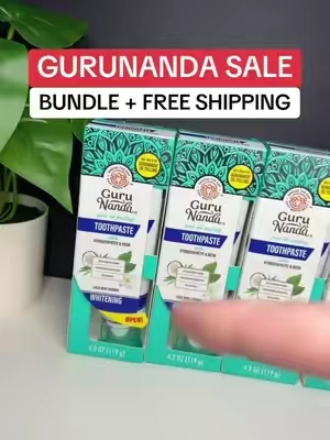 If you use toothpaste… stock up and save! #gurunandatoothpaste 