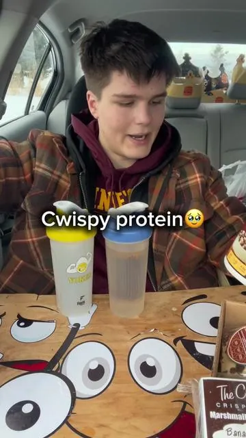Coolest protein powder fr . . . #protein #proteinpowder #proteinshake #gymbro #tastetest 