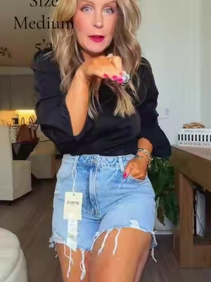 The PERFECT denim shorts @Vogatiques #denimshorts 