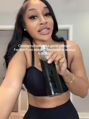 Chlorophyll water best beauty hack… #chlorophyll 
