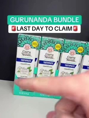 If you’re going to use it… time to stock up! #toothpaste #gurunandatoothpaste 