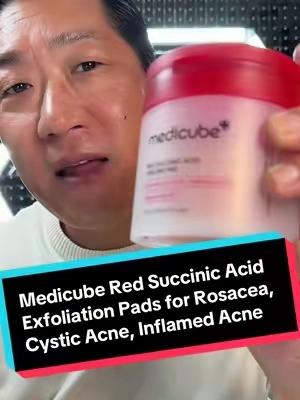 Medi cube bread, scenic acid exfoliation pads for rosacea, cystic, acne, inflamed, acne hormonal, acne #KoreanSkinCare #Acne #Rosacea #rosaceaskincare 