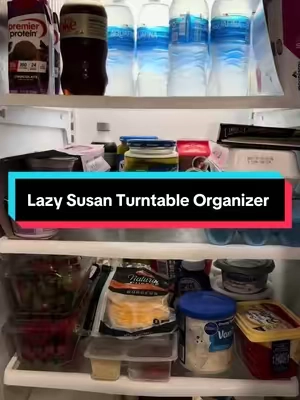 #organizedhome #lazysusan #refrigerator #organizer #tiktokshopcreatorpicks 