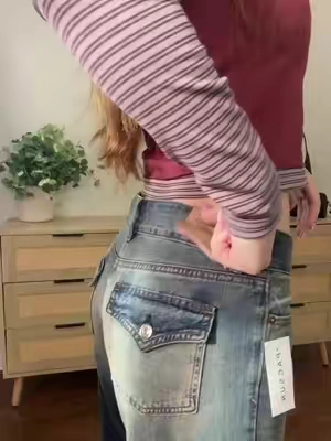 These jeans are so cute i thought they would be like $40 #jeans #lowrisejeans #pacsunjeans 