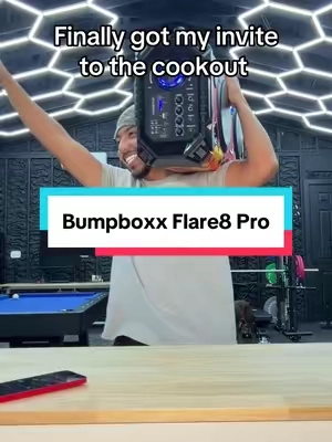 The video doesn’t do it justice 😭 It’s so loud  #bumpboxx #bumpboxflare #bumpboxxunboxing #tiktokmademebuyit #cookout 