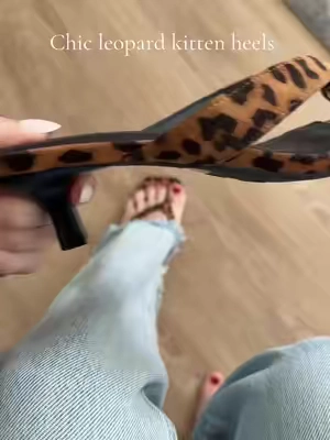 #kittenheels #leopardprint #leopardprintheels 