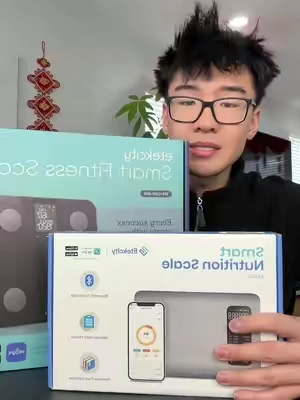 Etekcity smart scale & food scale in one bundle.. #etekcity #smartscale #foodscale #calorietracking 
