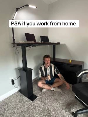 Literally such a solid desk idk why anyone would spend more on another one #desk #workfromhome #homeoffice #desksetup 