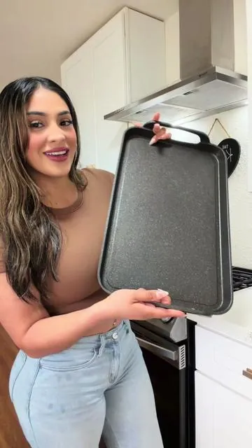 19x11.5 Pulgadas  #comal #doublegriddle #heavyduty #tiktokshopfinds #tiktokshopkitchenfinds 