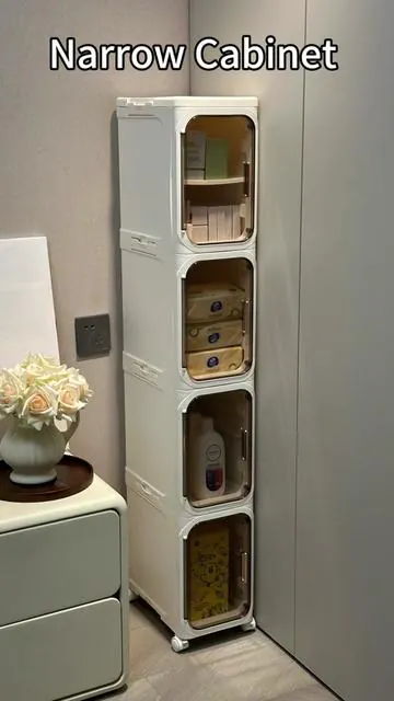 This storage cabinet is what you need to store daily supplies. #storage #cabinet #organizedhome #organization #tiktokshopstockup 