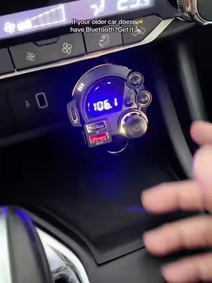 This Bluetooth adapter changed the game#tiktokshop #carcharger #bluetooth #driving #fyp 