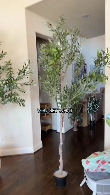 Artificial olive trees bring such an us ale look to a peaceful aesthetic home vibe. #tiktokshopcreatorpicks 