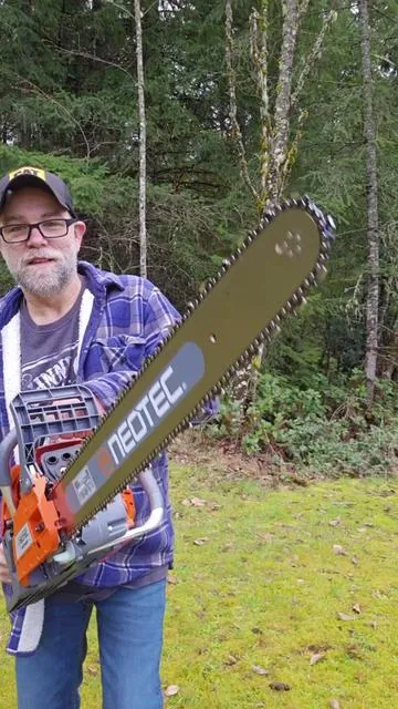neotec 24" 68CC chainsaw #chainsaw #firewood #woodcutting #tools #tiktokshopcreatorpicks @Neotec_us @NEOTEC-US @Neotec 