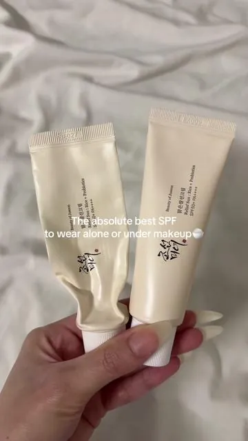 the spf i always travel with because it works with every other skincare & makeup product i have🤍✨
no white cast, just a beautiful glowy look @Beauty of Joseon #beautyofjoseon
#beautyofjoseonsunscreen #kbeauty #koreanskincare #spfmakeup 