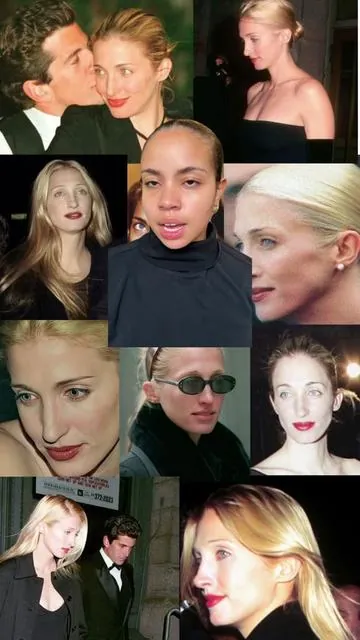 carolyn bessette kennedy minimalist 90s makeup tut @VIOLETTE FR boum spray @byoma milky moisturizer @M·A·C Cosmetics studio fix powder foundation @Clinique even better makeup @Anastasia Beverly Hills brow freeze @Morphe Cosmetics solo artist eyeshadow in debut @Westmore Beauty eyeliner in rich brown @Armani beauty eyes to kill mascara                             mac russian red #lovestory #carolynbessette #jfkjr #carolynbessetteandjfkjr #90smakeup 