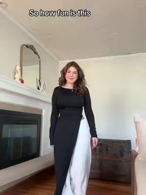 Wearing a medium