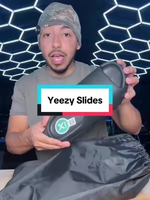 Yeezy YS-01 Slides from StockX  #yeezys #yeezyslides #stockx #kanyewest #yeezyslidesfeelmadgood 