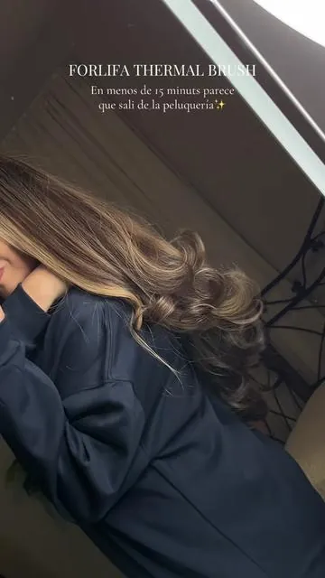 Desde que lo probé lo amo 😍 ✨#thermalbrush #hairstyle #hairstylist #forlifa 
