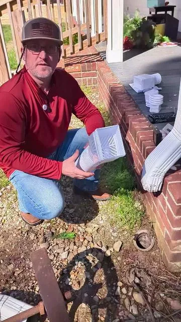 @VEVOR Store @VEVOR Automotive Store @VEVOR Outdoor Store @VEVOR Home Store Downspout drainage pipe for gutters With leaf clean out #drainage #gutters #jumpstartsale #vevor #diyproject 