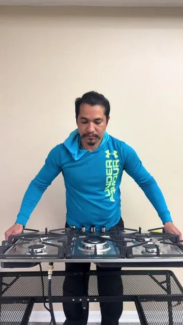 Gas Cooktop Unboxing, 5 Burners Built-in Gas Stove Top, Max 12250BTU NG/LPG Convertible Stainless Steel Natural Gas Hob, with Thermocouple Protection.                                                  @VEVOR Home Store #creatorsearchinsights #cooktop #gasstove #stove #kitchenupgrade 