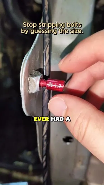 Stop guessing bolt sizes! 😤 This thread checker fits where you actually work#fyp #foryou #foryoupage #viral #trending   