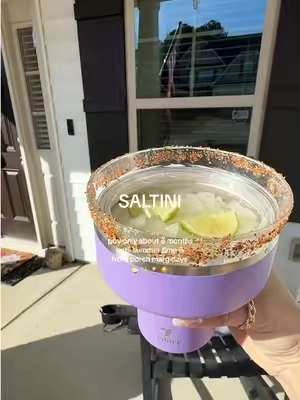 Not long before we can sit on the porch for an afternoon summer margarita in the new Saltini Margarita tumbler 🍋‍🟩 ✨ It’s insulated, cute & you can rim it!! #saltini #margaritatumbler #margaritas #margs #summerdrinkideas @Reduce 