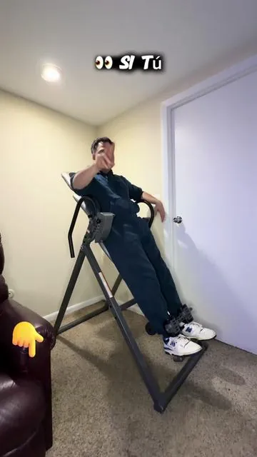 Inversion Table for Back Pain #tiktokshoprestock #tiktokshopcreatorpicks #backpain #relief #stress 