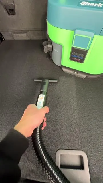 Car detailers don’t want you knowing about this because it can get wet, dry, and even stains 👌🧼 #cardetail #carcleaning #wetdryvacuumcleaner #shark #detailersoftiktok 