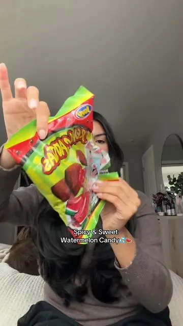 Revolcaditas Sandia Candy🍉😋 #mexicancandy #spicycandy #candy #asmr #tiktokshopcreatorpicks 