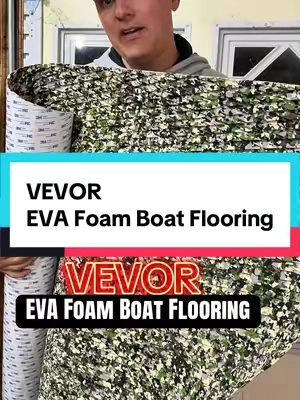 VEVOR EVA Foam Boat Flooring – 94.5” x 23.6” Self-Adhesive Non-Slip Marine Decking Sheet Description: Upgrade your boat with VEVOR EVA Foam Marine Decking for better traction, comfort, and style. This 94.5” x 23.6” self-adhesive boat flooring provides a non-slip surface that’s soft underfoot and resistant to water, salt, and UV exposure. Easy to cut and customize for boats, pontoons, jon boats, kayaks, and even cooler tops or trailer steps. The strong adhesive backing ensures a secure fit while adding a professional marine look. Key Features: • 94.5” x 23.6” EVA foam sheet • Non-slip textured surface • Self-adhesive backing • Water, salt & UV resistant • Cushioned comfort for long days on the water • Easy to cut & customize • Great for boats, pontoons & marine projects Keywords: EVA boat flooring, marine decking foam, self adhesive boat deck, non slip boat flooring, pontoon deck foam, jon boat flooring, marine floor mat, boat traction pad, waterproof deck foam Hashtags (5 max): #TikTokShopCreatorPicks #TikTokShopStockUp #BoatLife #FishingSetup #MarineUpgrade