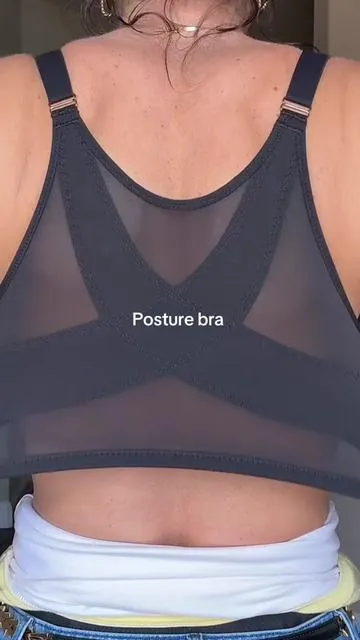 This bra has No bulky padding and it actually has Support for your posture #bra #posture #womensfashion #comfybra #fashionhacks 