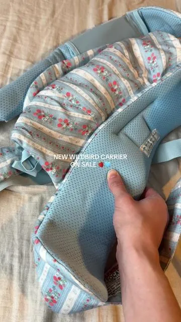 SHES PERFECT 🥹🍓 #babycarrier #babywearing #wildbirdcarrier #bucklecarrier 