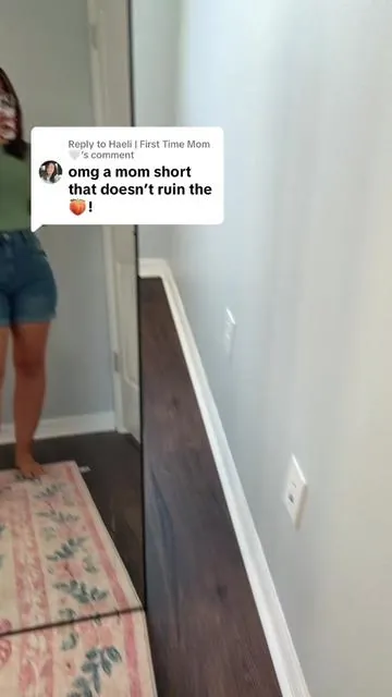 Replying to @Haeli | First Time Mom 🤍 love these mom approved shorts! 
