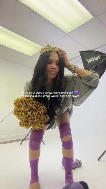 🦋💜. #lupuswarrior #fypシ 