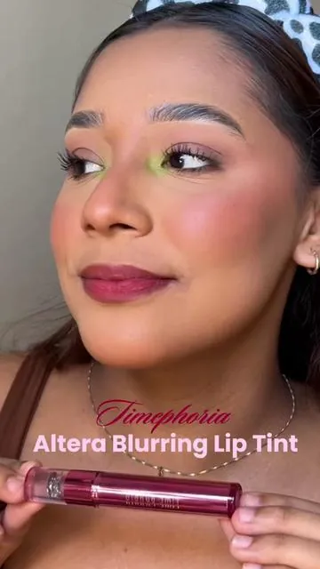 TIMEPHORIA🪐Altera Blurring Lip Tint Smooth & Hydrating Shade 001 Flux💋✨@Timephoria US Store  #timephoria #makeupreview #liptint #blurredlip #timephorialiptint 