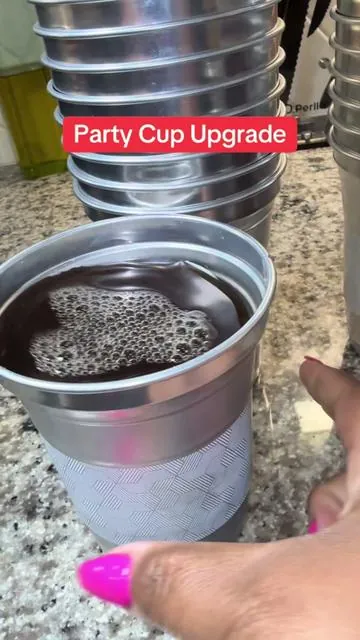 Wait… stainless steel red party cups? I had never seen these before. Same classic party cup look everyone recognizes, but reusable and way more durable than plastic. Perfect for summer barbecues, parties, camping, or outdoor hangouts. I grabbed the 16 oz pack of 30 from TikTok Shop and had to share. I included the TikTok Shop link below. #drinkingcups #stainlesssteelcups #topcup #partyessentials #drinkware @Top Cup 