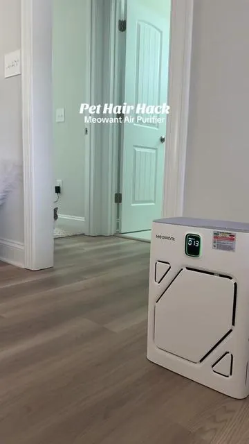 Washable filters mean I save money and spend less time vacuuming!! 🧼 #airpurifier #meowant #petairpurifier #catowner #tiktokmademebuyit @meowant.us 