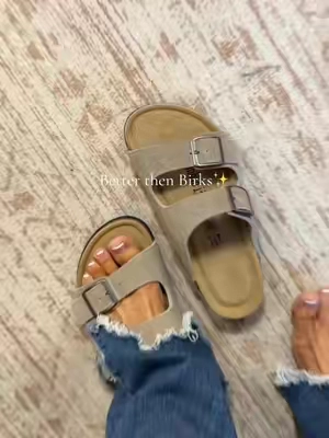 Real genuine leather. Memory foam soles. And so affordable! Perfect summer sandal! @Project Cloud Shoes #2strapsandals #lookalike #summersandals #projectcloud #tiktokshopcreatorpicks 