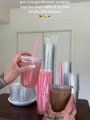 these make me so excited to make drinks from home 🫶🏽🥤🧋 #icedcoffee #plasticcups #coffee #aestheticcups #icedcoffeecup
