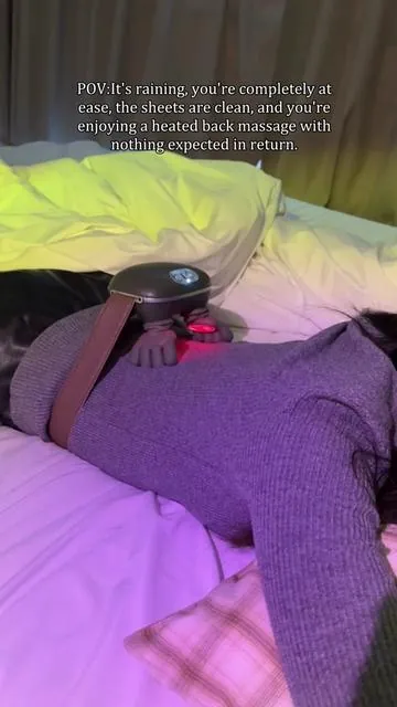 This neck/back massager is EVERYTHING 💆🏻‍♀️ #backmassage #heatedmassager #relaxing #relief #shiatsumassage-020