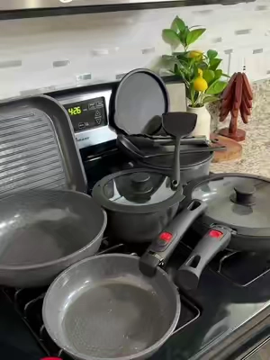 #kitchenware #cookwareset #cookware #sartenesantiadherentes 