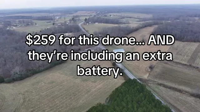 This drone is 26% off right now… and they’re including an extra battery with it. Pretty hard to beat for $259. Link in the bottom left. #tiktokshop #dronefootage #outdoorcontent #contentcreatorgear #skyrovers1 