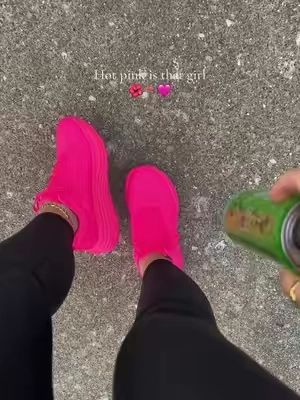 In loveeee @ALLSWIFIT #hotpink #pink #shoes #walkingshoes #runningshoes 