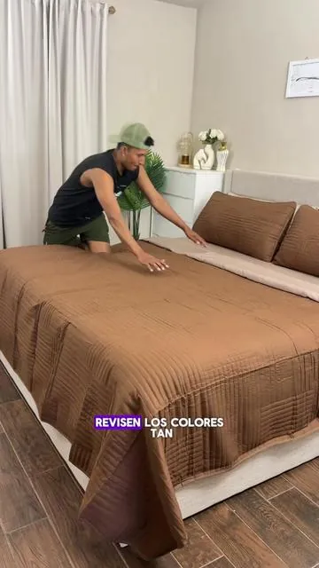Revisen los colores tan hermosos que hay disponibles de este Set de edredón @whale flotilla #quiltset #edredon #bedroomdecor #tiktokshopspringglowup #tiktokshopcreatorpicks  