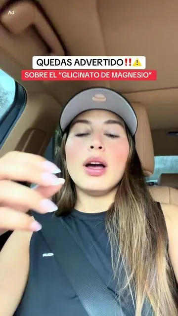 Te advierto algo sobre el glicinato de magnesio ⚠️

#magnesium #magnesiumglycinate #magnesiumglycinatebenefits #insomnia #tiktokshopspringglowup 
Disclaimer: This ssupplement is no ssubstitute for a balanced diet or professional medical 
advice. Results may vary from person to person. Consult your physician before 
use, especially if you are pregnant, breastfeeding or under medicaltreatment.