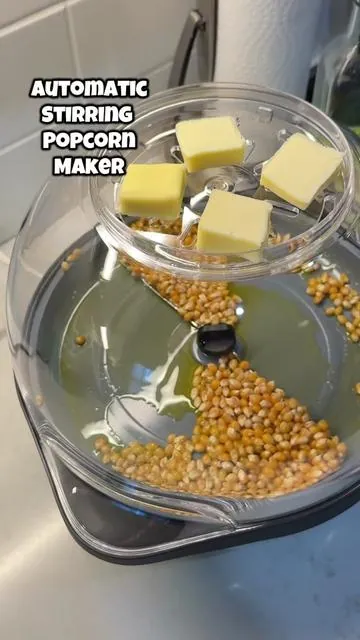 Auto stirring electric popcorn marker for the win!! 🏆 #popcornmaker #stirringpopcornmaker #bestpopcornmaker #popcornmakingmachine #automaticpopcornmachine 