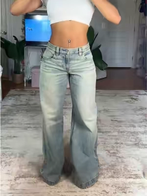 LOVE these low rise jeans😍🤩#pacsun #pacsunjeans #lowrisejeans #lowrisebaggyjeans #baggyjeans 