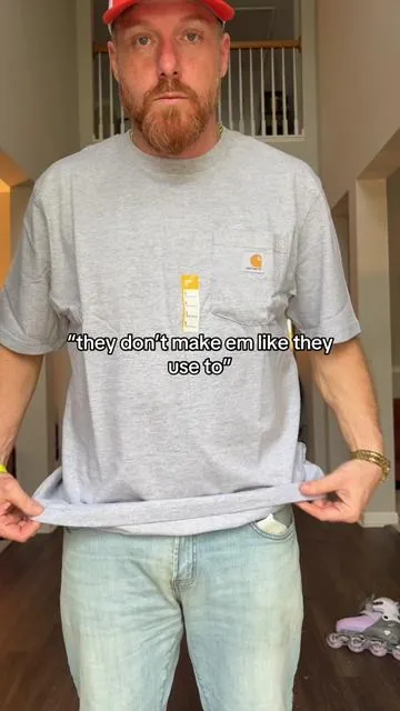 these are great for the big and tall the cut is definitely long. #tshirts #carhartt #heavyweightshirts #tiktokshopspringglowup #tiktokshopcreatorpicks 